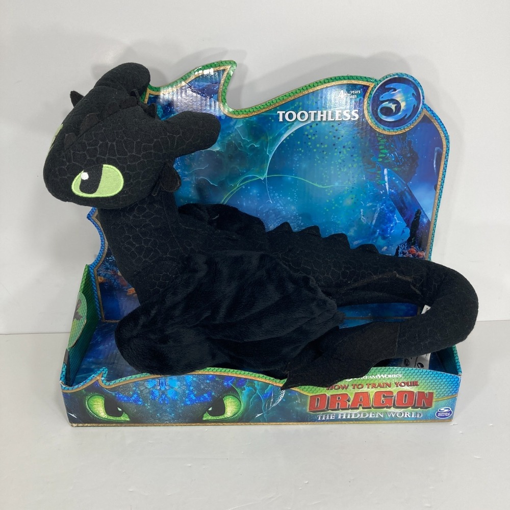 Spin Master How To Train You Dragon The Hidden World Toothless Premium Plush NEW